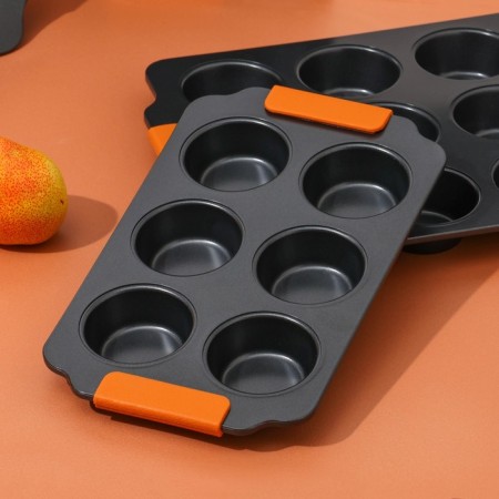 Magistro baking form "French Bakery. Circle ", 30.5 × 18 × 3 cm, 6 cells, anti -stick coating-8