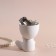 Interior subject "Mr. Green" A lover of silence 9.8*6.7*8 White ceramics
