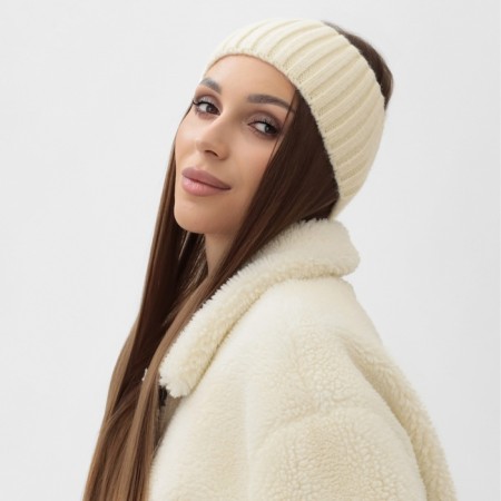 Knitted single -layer monster mist, p. 56-58cm, milk-1