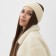 Knitted single -layer monster mist, p. 56-58cm, milk