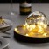 Garland “thread” 2 m dews with nozzles “flower”, IP20, silver thread, 20 LED, warm white glow, 2 modes, AAX2