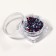 Sparkles for decor, medium/small, blue/red color