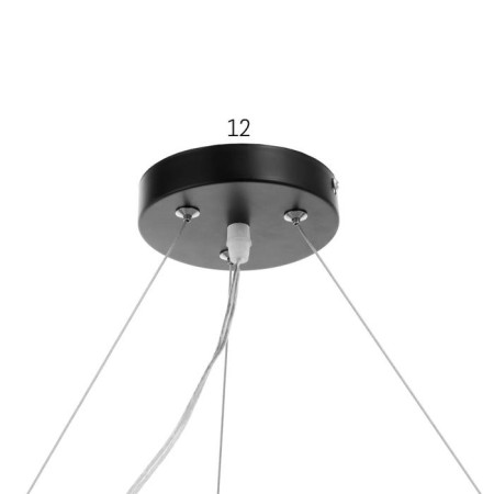 Chandelier 1176/25 G4 20W black 60x60x12 cm Bayerlux-4