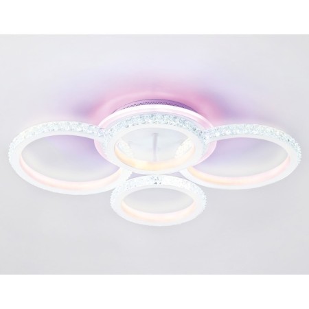 LED ceiling LED with RGB backlight and Ambrella Light, Original, FA9524, 4XLED, 92 W, 6900LUM, 3000, 6400K, white color-3