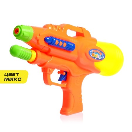 Water pistol "Grad", with pumping, 24.5 cm, Mix colors-3