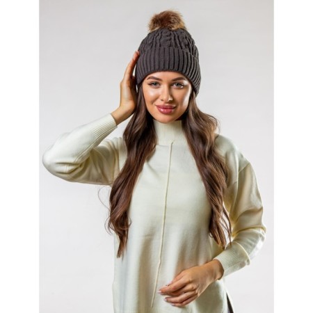 Female ISee hat, size 52-56, chocolate color-1