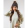 Female ISee hat, size 52-56, chocolate color