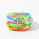 Silicone bracelet "mood", set of 10 pcs., Mix color, 6 cm