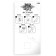 Set tattoo on Halloween, 2 sheets in the set, glow in the dark