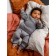 Children's pants Pure Love Comfy, height 62 cm, gray color