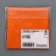 Foil for sweets 10*10cm 100pcs, orange, texture No. 1