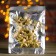 Figure for crafts and decor "Star", set of 15 pcs., Size 1 pc. 3.5 × 3.5 × 2 cm, color gold