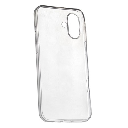 Luazon cover for iPhone 16 Plus, silicone, transparent