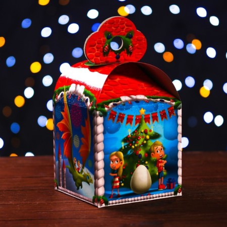 Gift box "History of the Dragoshi" 12 x 12 x 17 cm-3
