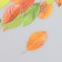 Stickers for creativity plastic "Autumn leaves" set 40 pcs 0.3x8x14.8 cm