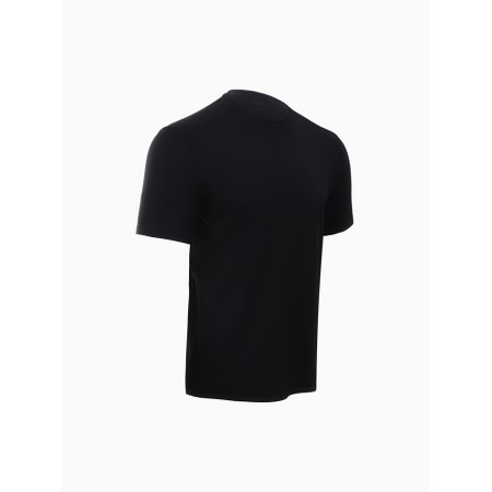 Men's t -shirt with inserts, basic, size XXL (54), black color-10