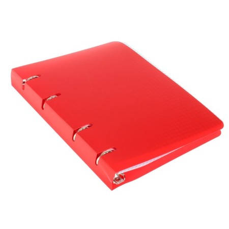 A notebook on rings A5 80 sheets in Calligrata Calges Red, plastic cover, OFSET MIX OFSET (2 colors)-5