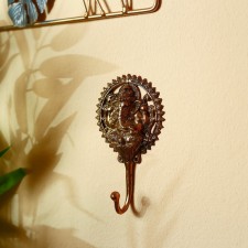 Ganesha hook 15x8.5 cm, bronze