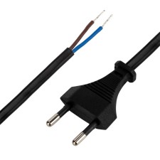Network cord 2x0.75 mm², 1.8 m black rexant