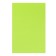 Block with a sticky edge of 51 mm x 76 mm, 100 sheets, fluorescent, green