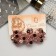 Clothing machine for hair "Sienna" flower, 9.5 cm
