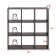 Shelves-stellah hinged/floor PD-1, 784x200x784, wenge