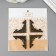 Metal corner "relief" bronze set 4 pcs 3.8x3.8 cm