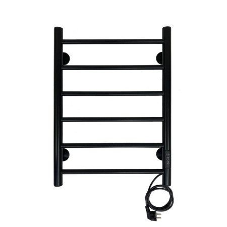 The electric heated towel "Sanprise" Aurora P6, 400x600 mm, right, black