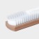 LADOM suede brush, beech tree, 12.3 × 4.3 × 3 cm, beige color