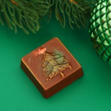 New Year. Chocolate mini-tile 