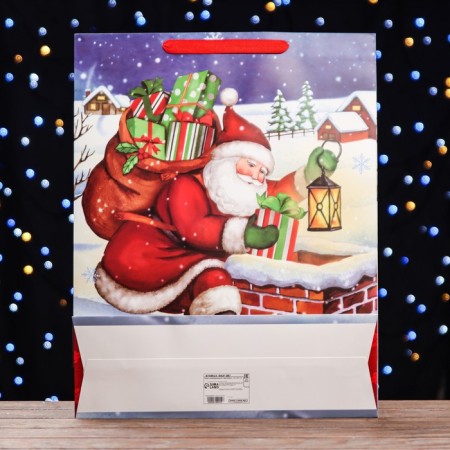 Laminated vertical "Santa Claus", XL 43 x 55 x 15-1