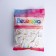 Latex ball 12 ", pastel, set 100 pcs., White color