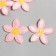 Decor for creativity Textile Embroidery "Pink Flower" 5.2x5.2 cm