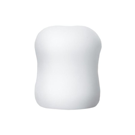 Masturbator Ribbed Ricky, TPE, white color, 4.5 cm-1