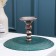 Serving dish for inspiration, d = 28 cm, on the leg, emerald color