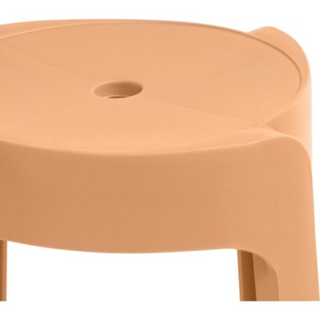 Stool BOVEL Plastic, orange 28x28x45 cm-2
