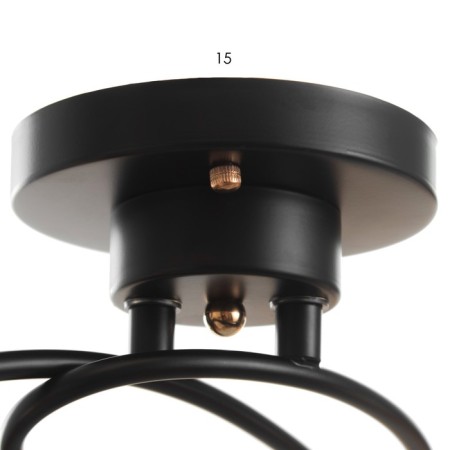 Tsota chandelier 3HE27 40W Black 38x38x28 cm Bayerlux-4