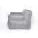 Handwalking chair "Coos", size 80x90 cm, gray color, mobble