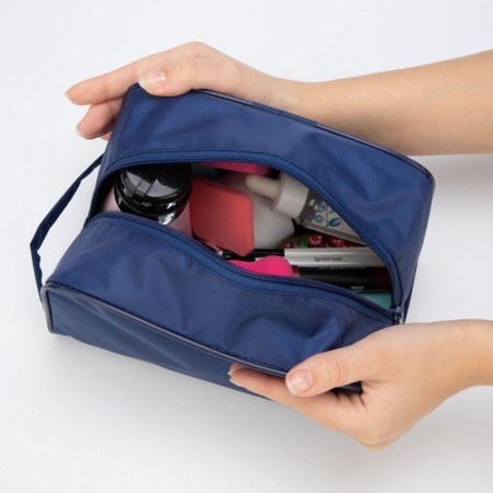 Lightning cosmetic bag, blue color-2