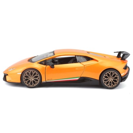 BBURAGO Lamborghini Huracan Performante, Die-Cast, 1:24, Orange color-6