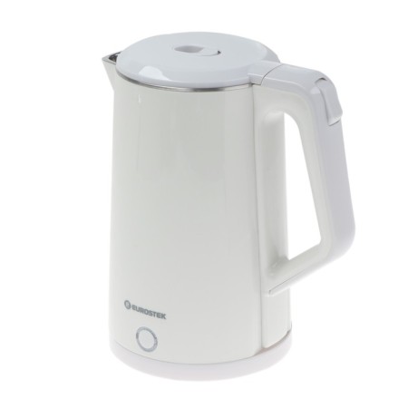 Electric kettle eurostek eek-3028, plastic, fire, 2 l, 1500 watts, white-1