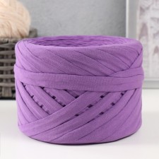 Knitted yarn, width 7-9 mm, 100m/295 g ± 10% (39 - dark lilac)
