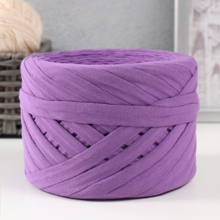 Knitted yarn, width 7-9 mm, 100m/295 g ± 10% (39 - dark lilac)