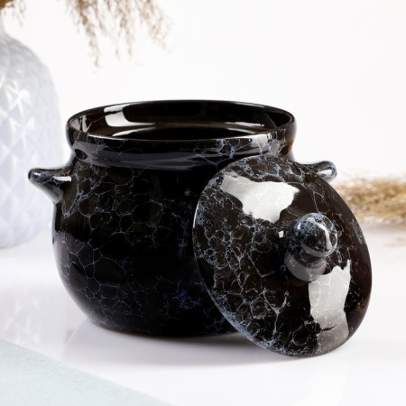 Ceramic Pikanto baking pot 0.65l / 12.5x11.5cm, veil-1