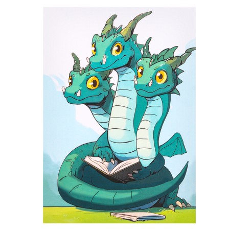 Figure puzzle "Fairytale Dragon"-5