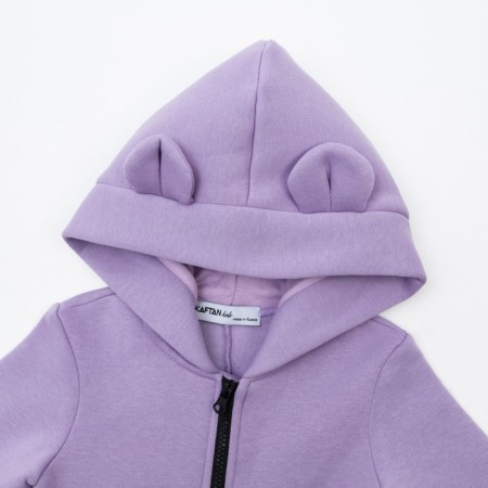 Комбинезон детский с начёсом KAFTAN "Basic line" р.26 (80-86), лиловый-11