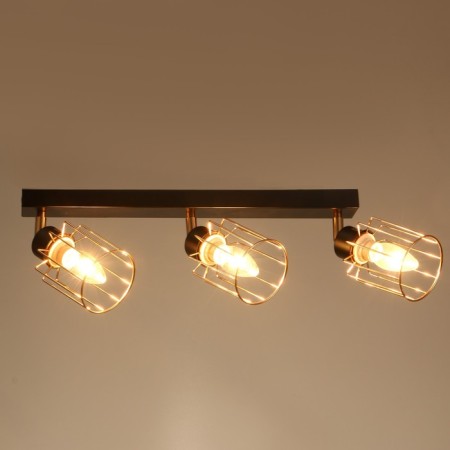 Lighting light Alex 3x60W E14 Black/gold 46x9x20cm-1