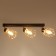 Lighting light Alex 3x60W E14 Black/gold 46x9x20cm