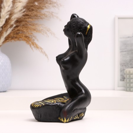 Claus stand "Egyptian" black, 14x14x24cm-3