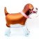 Foil figure 32 "" Dog in the collar ", on wheels